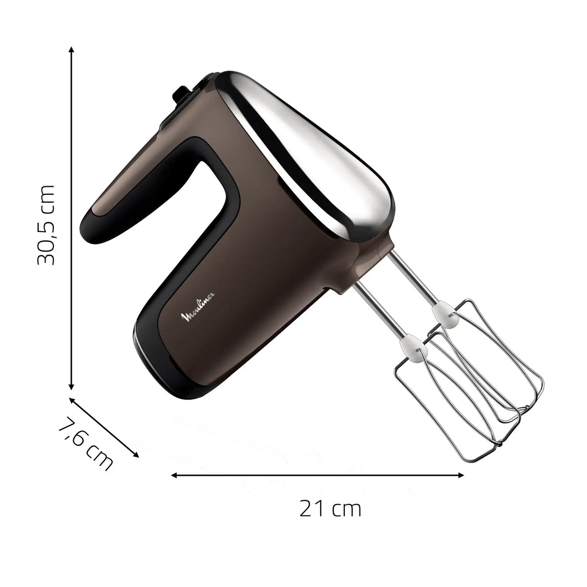 Batteur Moulinex PowerMix Silence 600W – 7 accessoires Moulinex HM653910