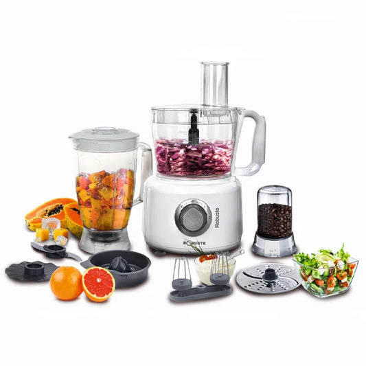 Robot Multifonction – 25 Fonctions – 800 W – 25F – Blanc Robuste