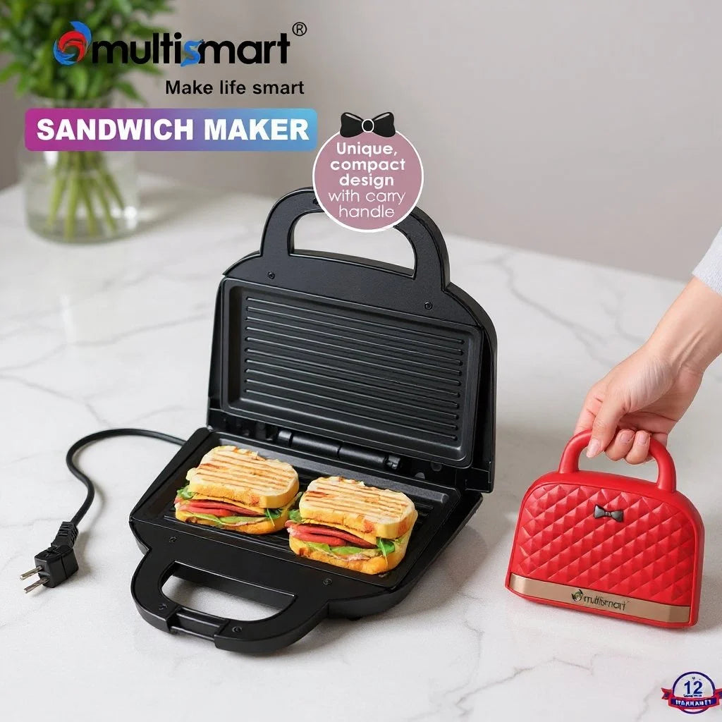 Mini Panineuse Forme Sac 750W MultiSmart MS-SW1011